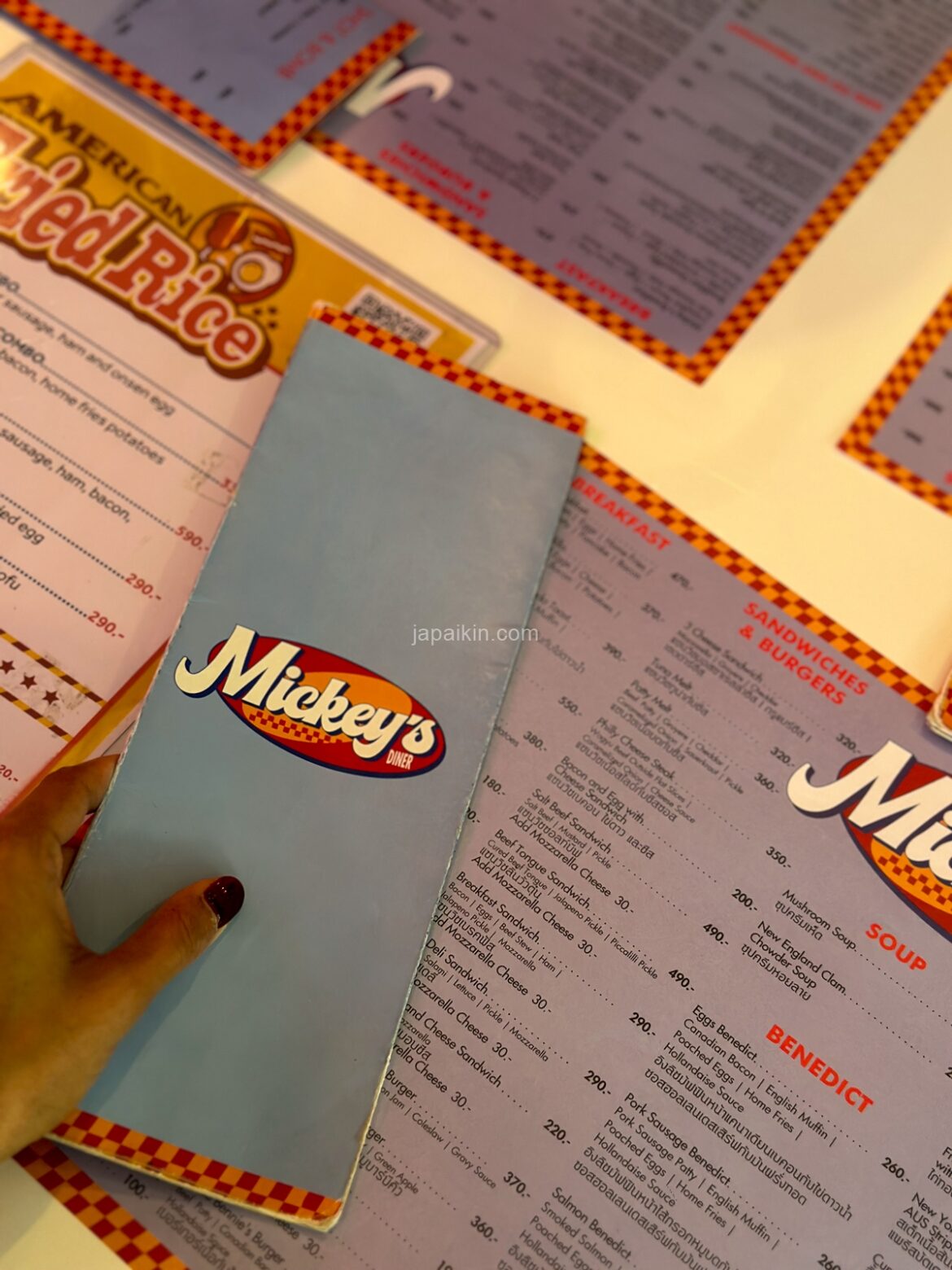 Mickey's Diner BKK หลังสวน อาหารสไตล์อเมริกัน ถูกใจวัยโจ๋ - Japaikin.com